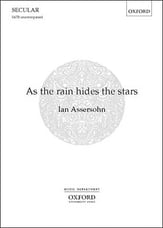 As the Rain Hides the Stars SATB choral sheet music cover